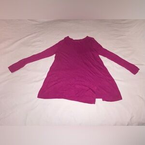 Women’s long sleeve magenta shirt — size: XL